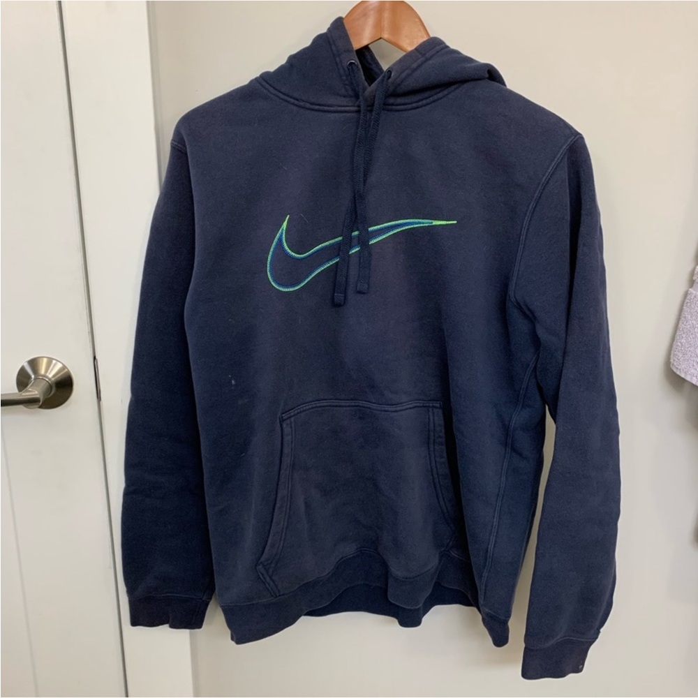 🏈Cozy Nike Hoodie, dark blue, medium🍁